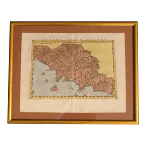 1562 Map of Toscana Nuova Tavola by Girolamo Ruscelli
