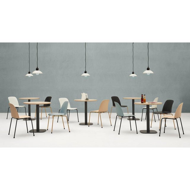 Deep Plastic Armchair in Polypropylene Seat and Oak Legs by Quinti Sedute For Sale - Image 18 of 18