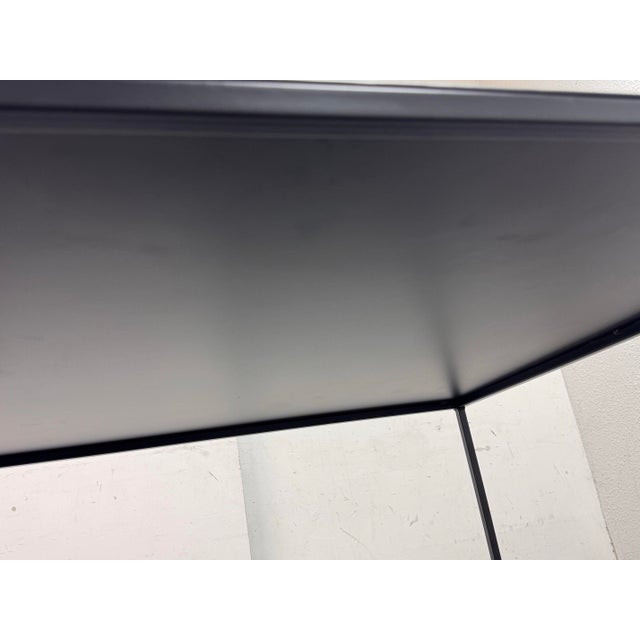 Caravane French Custom Metal Dining Table For Sale - Image 12 of 12