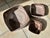 Square Handcrafted Ceramic Art Bowls from Serocka, Germany, 1970s, Set of 3 For Sale - Image 3 of 15