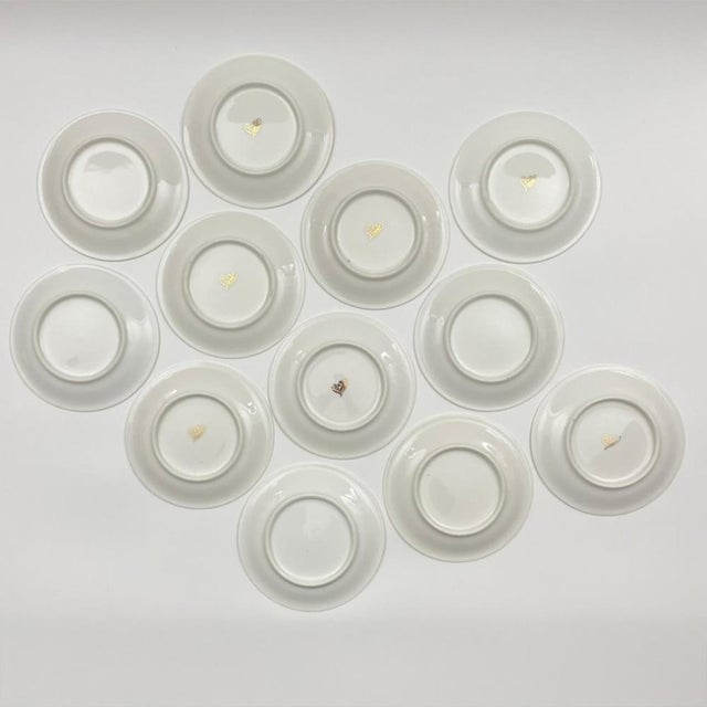 Ceramic Luce Porcelain Dessert Serving, 1960s, Set of 15 For Sale - Image 7 of 10