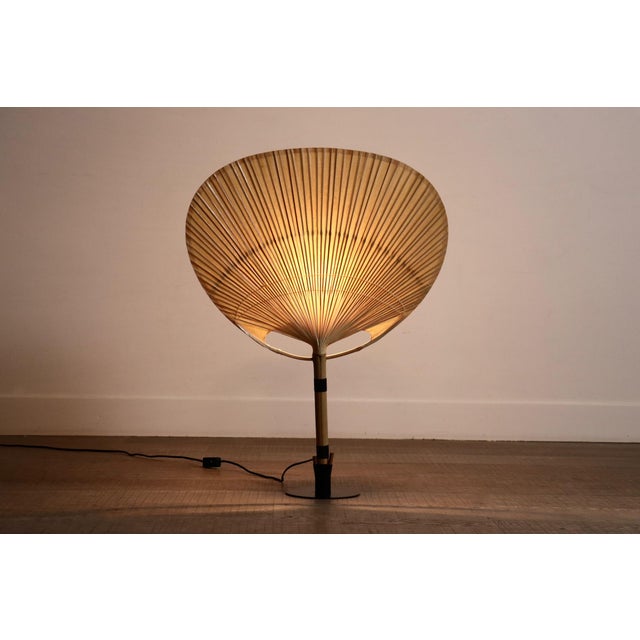 Beautiful uchiwa iii wall sconce or table lamp designed by ingo maurer for m-design, germany 1973. the shade, made of...