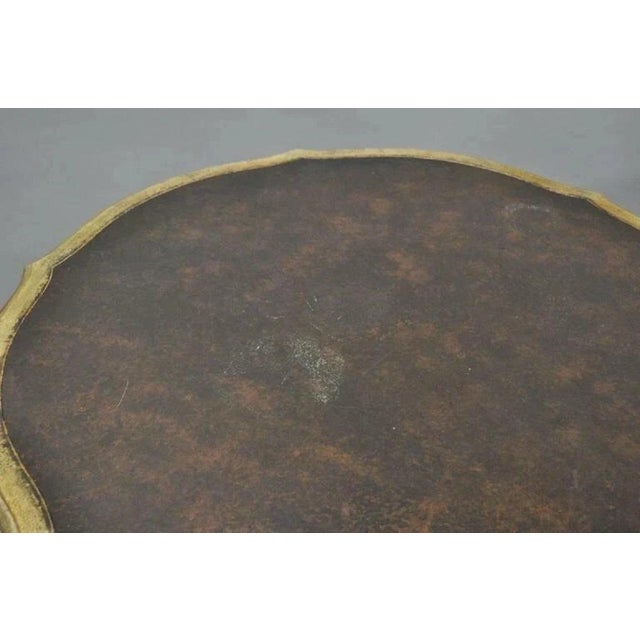 Wood Vintage Italian Venetian Carved Wood Faux Bois Grapevine Center Tables - A Pair For Sale - Image 7 of 10