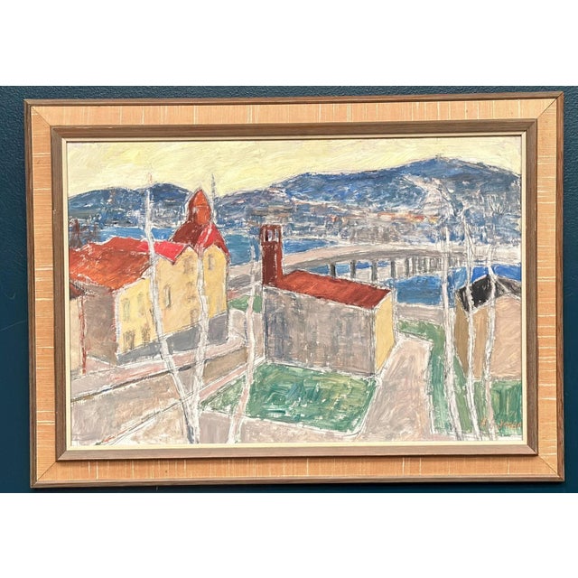 John Hedman, Östersund, Strandgatan 1, 1971, Oil on Panel, Framed For Sale - Image 4 of 18