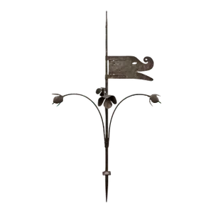 18th Century French Wrought-Iron Dragon Weathervane