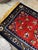 1950s Vintage 1950s Chinese Art Deco Silk Rug, Red Field Floral Medallion, 4'2" X 7'1" (128cm X 216cm) For Sale - Image 5 of 5