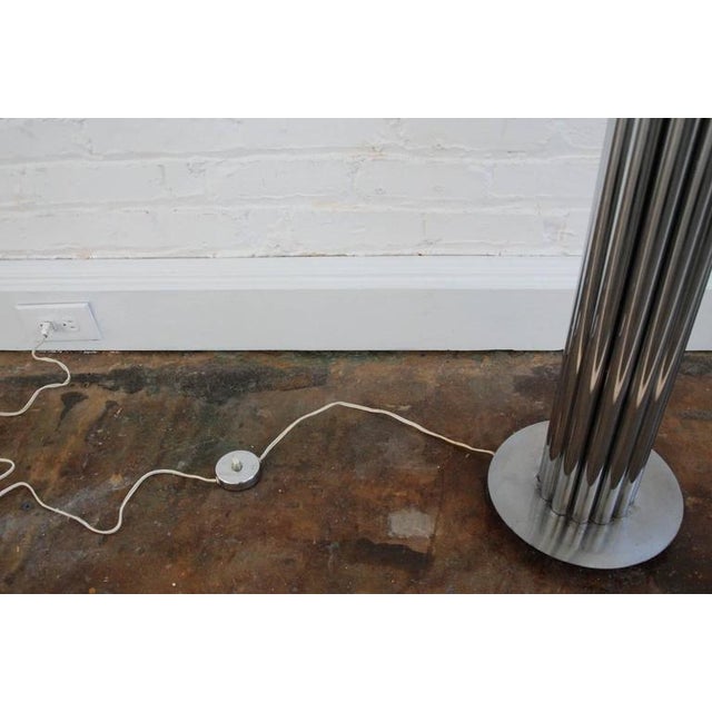 Metal George Kovacs Chrome Tubular Floor Lamp For Sale - Image 7 of 8