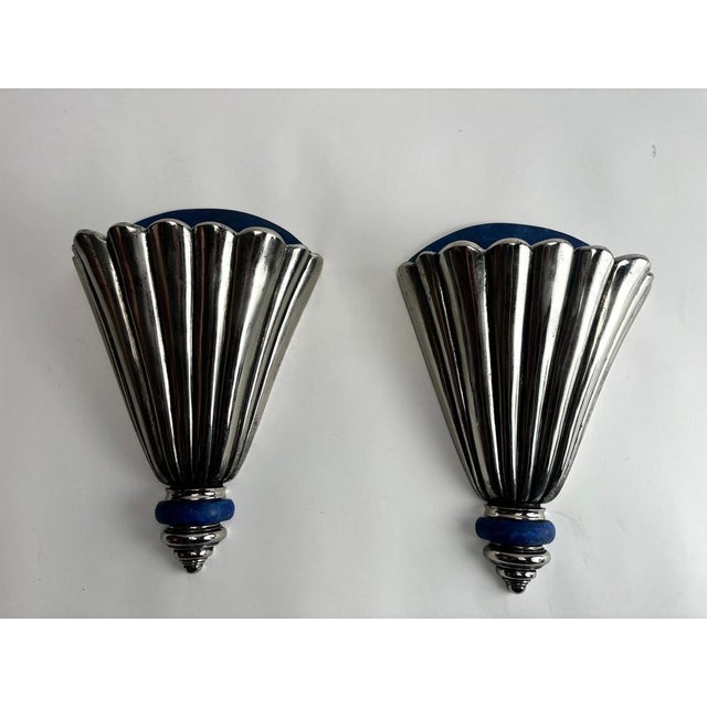 1970s Art Deco Wall Lights from CS Arte, Florence, Italy, 1970s, Set of 3 For Sale - Image 5 of 11