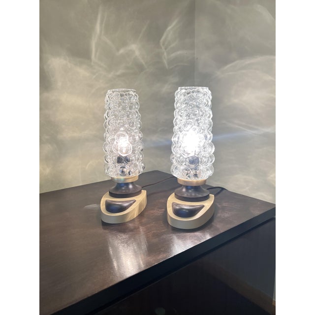 Viennese Space Age Bedside Lamps from Orion, 1970s, Set of 2 For Sale - Image 5 of 7