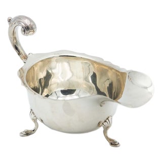 Plain Silver Gravy Boat For Sale