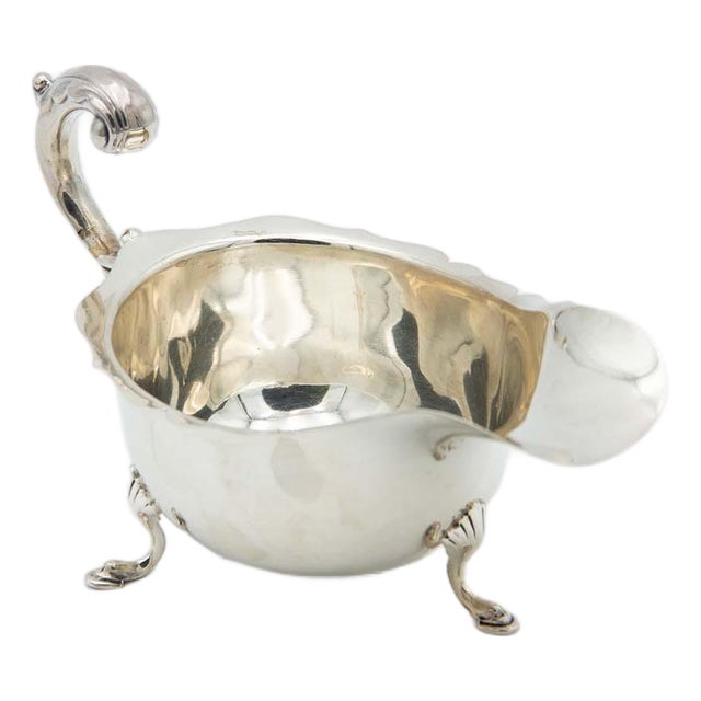 Plain Silver Gravy Boat For Sale