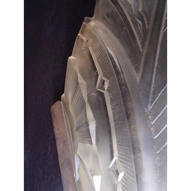 Metal Art Deco Sconces from Verrerie des Hanots, 1930s, Set of 2 For Sale - Image 7 of 16