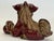 Vintage Shiwan Pomegranate Red Foo Dog For Sale In Chicago - Image 6 of 15