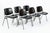 1980s Six Mid Century Italian DSC 106 Leather Stacking Chairs by Giancarlo Piretti for Castelli, 1980s For Sale - Image 5 of 16