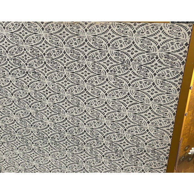 Vintage Japanese Byobu With Painted Lotus Flowers 4 Panels Folding Screen For Sale - Image 11 of 16