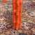 Vintage Orange Lacquered Carved Faux Bois Square Center or Side Table For Sale - Image 9 of 12