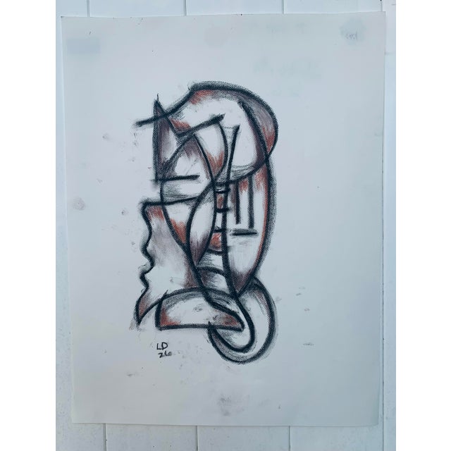 One of my favorite original 19 1/2" x 25 1/2" charcoal and Conte crayon drawings selected from my many abstract sketches....