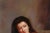 For your consideration, an untitled oil painting of woman and child or mother and child seated in formal drerss. The woman...