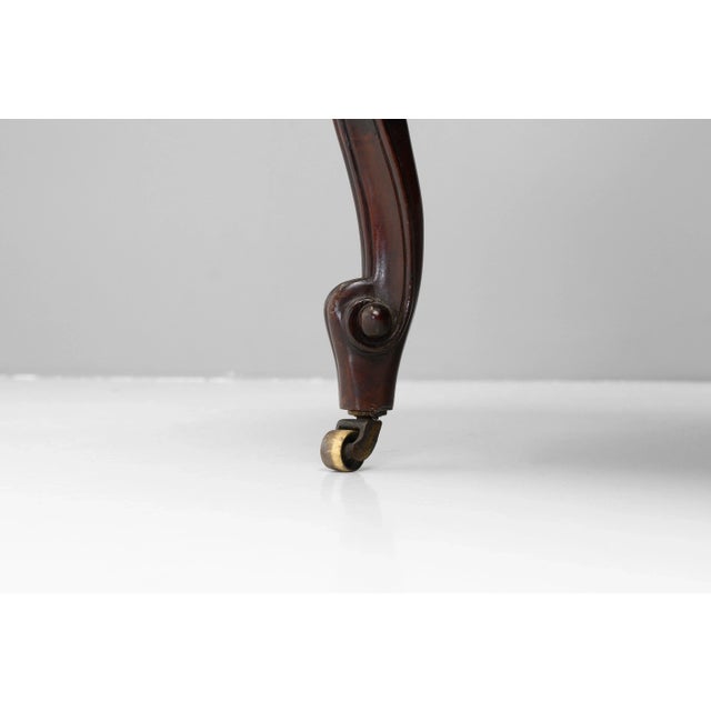 Fabric & Rosewood Sofa, 1890s For Sale - Image 6 of 8