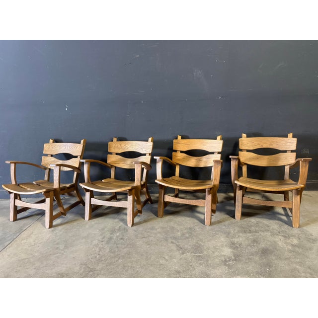 Brutalist 1970’s 4pcs Set Sculptural Dittman&co Brutalist Armchair For Sale - Image 3 of 7