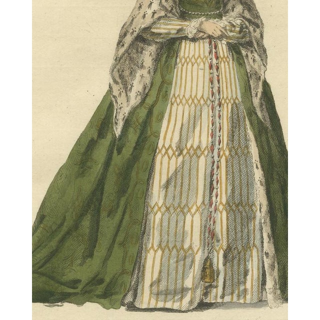 18th Century Jefferys, Habit of Jane Seymour, Queen to Henry Viii in 1536, Jefferys Plate, 1757, Engraving For Sale - Image 5 of 8