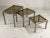 1970s Gigogne Nesting Tables by Guy Lefevre for Maison Jansen, 1970s, Set of 3 For Sale - Image 5 of 7