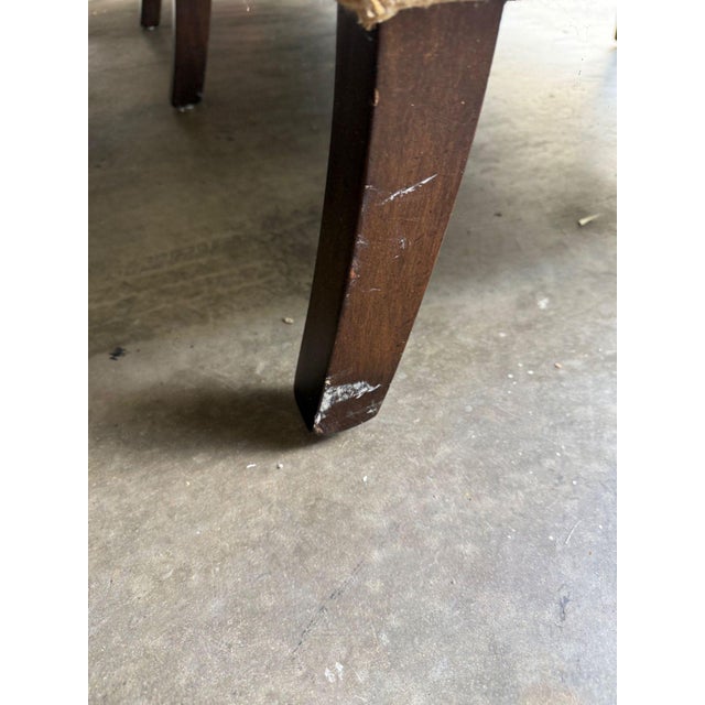 Champagne Triple Hump Sofa For Sale - Image 8 of 9