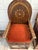 Wood Vintage Moroccan Hand-Painted Carved Wood Throne Chairs - Pair For Sale - Image 7 of 18