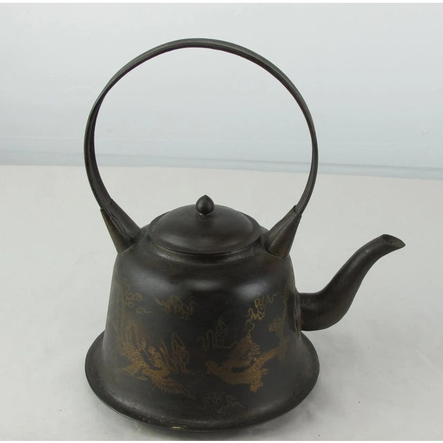 Copper Decorative Beijing Teapots - Set of 3 For Sale In Greensboro - Image 6 of 9