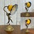 Bronze Lamp with Glass Paste Tulip Shade, 1970s For Sale - Image 9 of 11