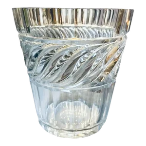 1970s Modern Heavy Crystal Italian Wine Cooler