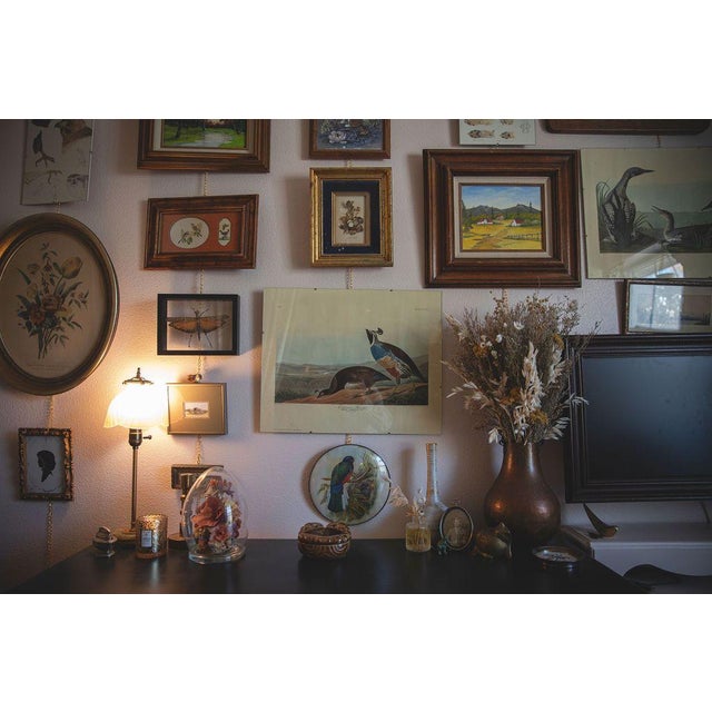 Early 20th Century Carved Wooden Mirror For Sale - Image 4 of 4