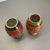 Multi-Color Fat Lava Op Art Pottery Vase from Bay Ceramics, Germany, 1970s, Set of 2 For Sale - Image 18 of 18