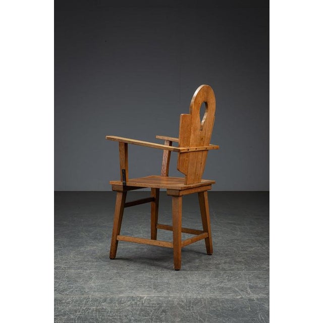 Brown Sculptural Dining Chairs, 1960s, Set of 10 For Sale - Image 8 of 18