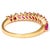 Contemporary 14KY Ruby(0.50) Marquise Band Ring, size 7 For Sale - Image 3 of 5