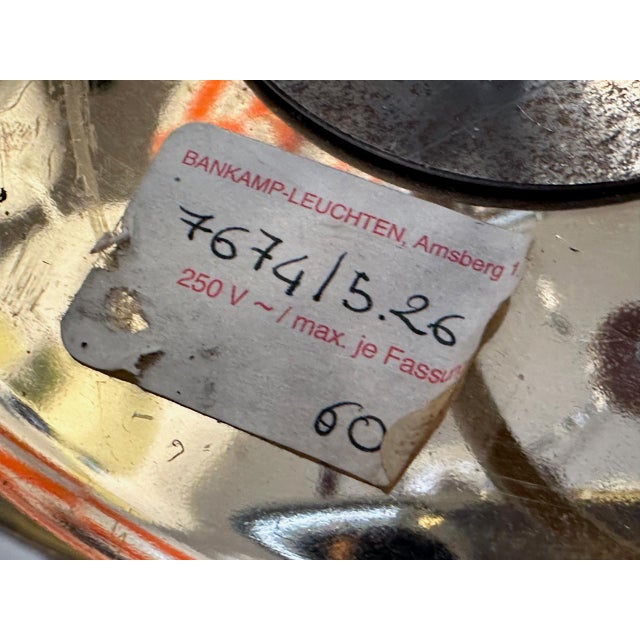 Vintage Bowl Ceiling Lamp in Brass from Bankamp Leuchten, 1970s For Sale - Image 10 of 11