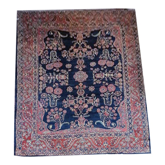 Antique Persian Ferahan Sarouk Rug For Sale