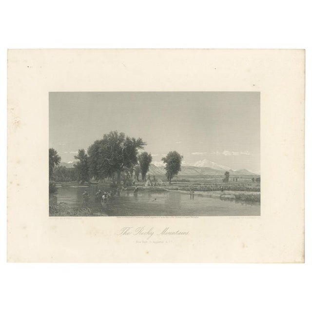 The Rocky Mountains, 1873, Paper For Sale - Image 9 of 9