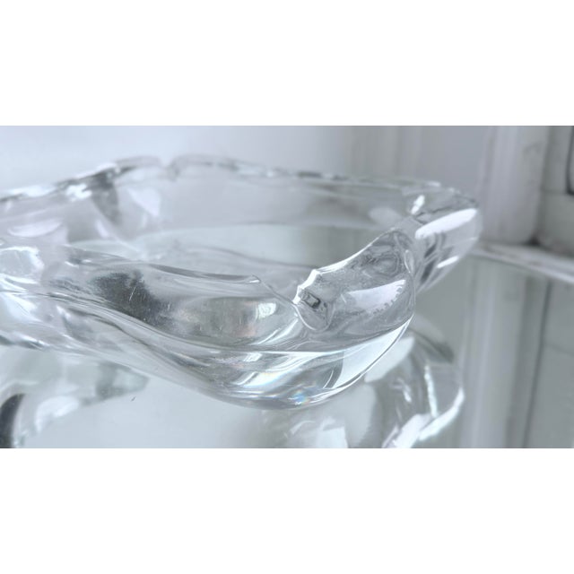 Vintage Mid-Century Modern Orrefors “Stella Polaris” Crystal Bowl – Attributed Vicke Lindstrand, Sweden For Sale - Image 11 of 11