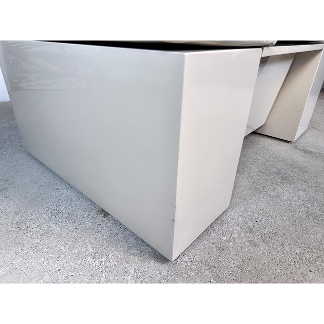 Early Edition Model Brigadier Cubist Leather Armchair by Cini Boeri for Gavina, Italy, 1972 For Sale - Image 15 of 18