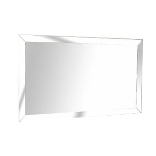 Large Bohemian Beveled Mirror, 1940s For Sale