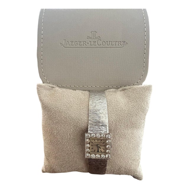 Vintage Swiss Made Jaeger-LeCoultre Ladies' 18K Gold & Diamonds Cocktail watch For Sale