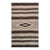 1930s Antique Brown Tribal Medallion Navajo American Geometric Flat Weave Rug For Sale