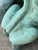 Vintage Verdigris Bronze Temple Lions - A Pair For Sale - Image 9 of 17