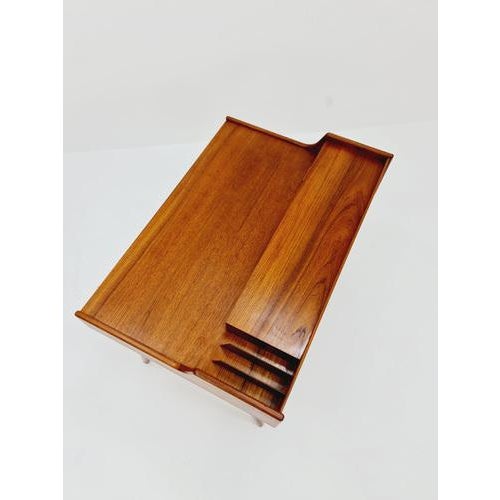 Danish Teak Freestanding Model 65 Desk by Arne Wahl Iverson, 1960s For Sale - Image 9 of 11