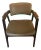 1978 Gunlocke Chair Company Walnut Floating Arm Chair For Sale