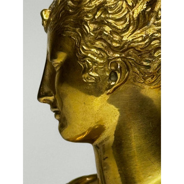 Late 19th Century Bronze Small Portrait Bust of Diana De Poitiers, After Jean-Antoine Houdon For Sale - Image 15 of 18