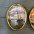 Set of two original 1940’s nautical needlepoints with gold leaf frames. Each measure approximately 6.25x8.25. Check out my...