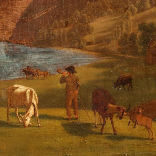 E. Rudolf Biedermann, Landscape, 19th Century, Oil Painting, Framed For Sale - Image 4 of 12