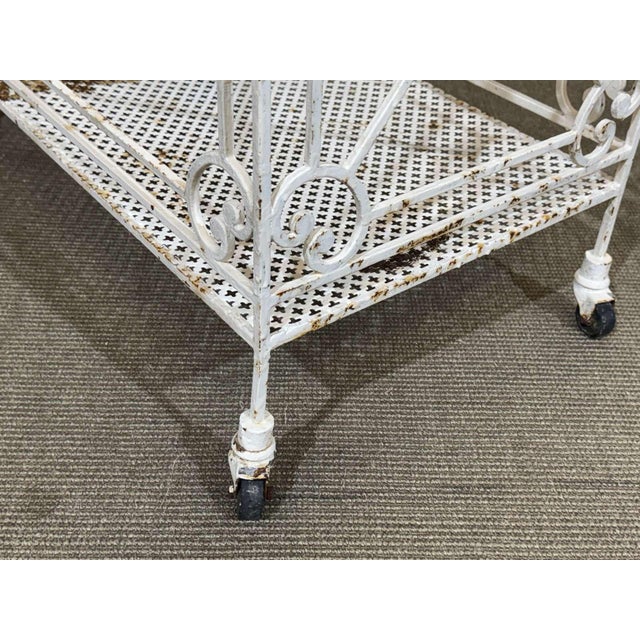 Vintage Serving Cart in Wrought Iron, 1950s For Sale - Image 5 of 16